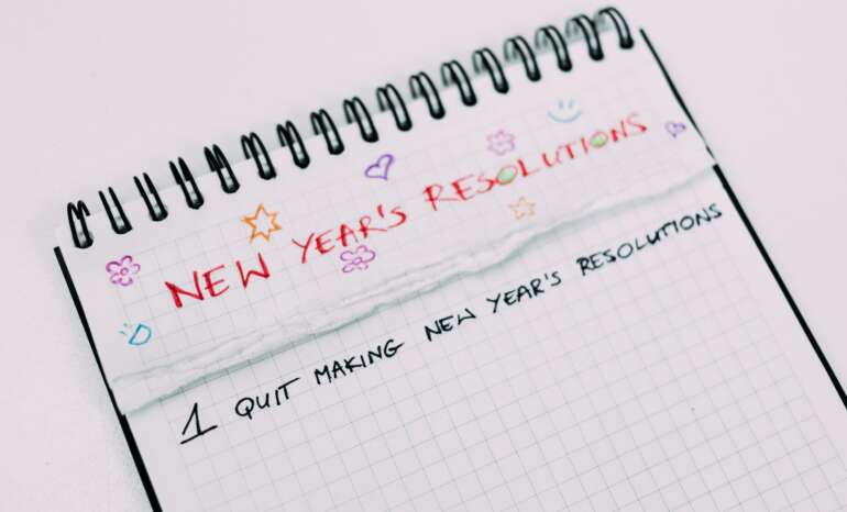 don't quit new year's resolutions